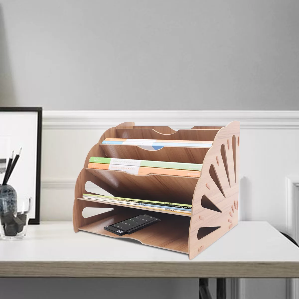 File shelves clearance for desk