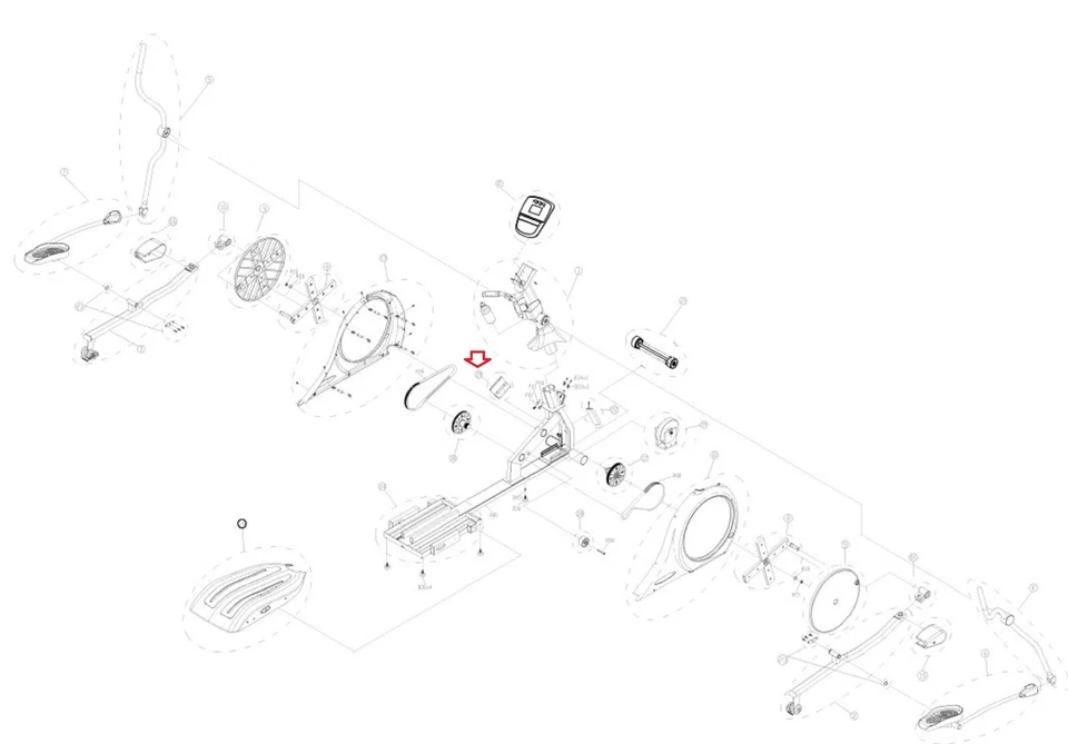 Vision Fitness X70 Elliptical Lower Motor Control Board Controller 0000093693 - Image 2 of 2