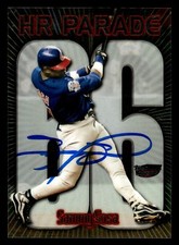 SAMMY SOSA SIGNED 1999 TOPPS SUPER CHROME HR PARADE JSA WITNESSED COA CHICAGO