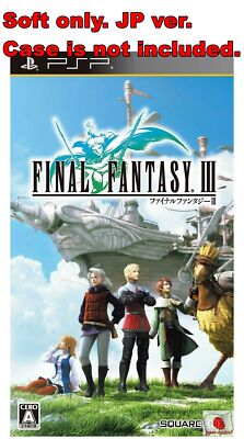 Sony PSP Soft Only Final Fantasy III 3 Square Enix Sony PlayStation Portable