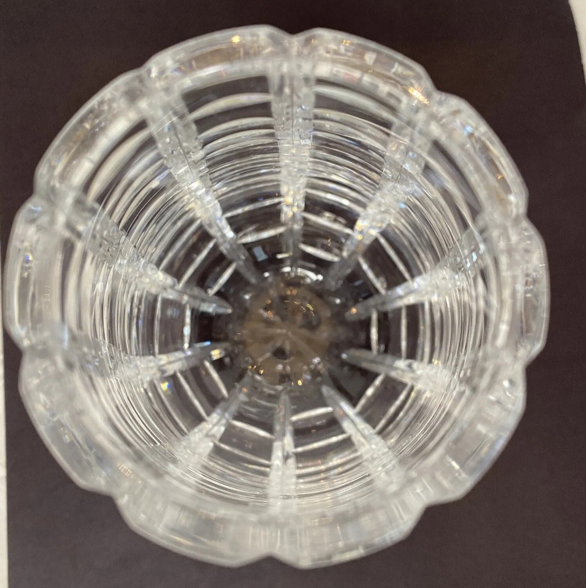 WATERFORD CRYSTAL HORIZONTAL CUT 7.25” VASE VINTAGE RARE | eBay