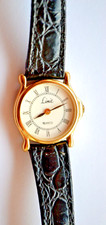 Limit Quartz Ladies Watch , Black Leather Strap   18.5Cm,   G.C.