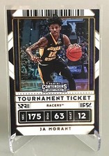 2020-21 Panini Contenders Draft Picks Ja Morant Tournament Ticket 34/49 (Racers)