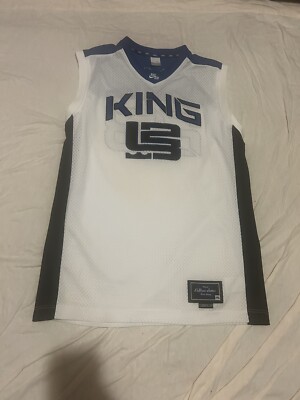 LeBron James King LJ23 Nike Air Stitched Jersey (Men s L) (Length+4)