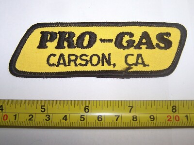 Vintage Patch Pro-Gas Carson Sew On Embroidered Woven Patch