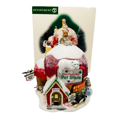 Department 56 Christmas Critters Pet Shop North Pole Series Retired 56772 W BOX