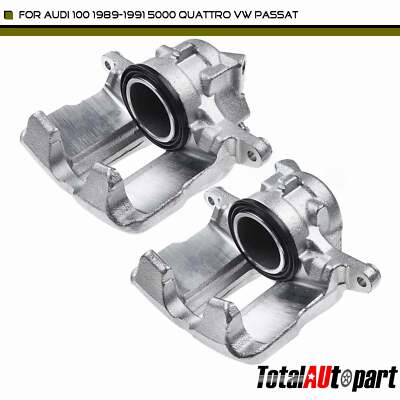 2x Brake Calipers for Audi 5000 80 Quattro Volkswagen Corrado Passat Front LH&RH