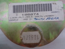 BELL - LOCK PLATE, MALE OSCILLATION  PK QTY 1  - 186784    S2-5