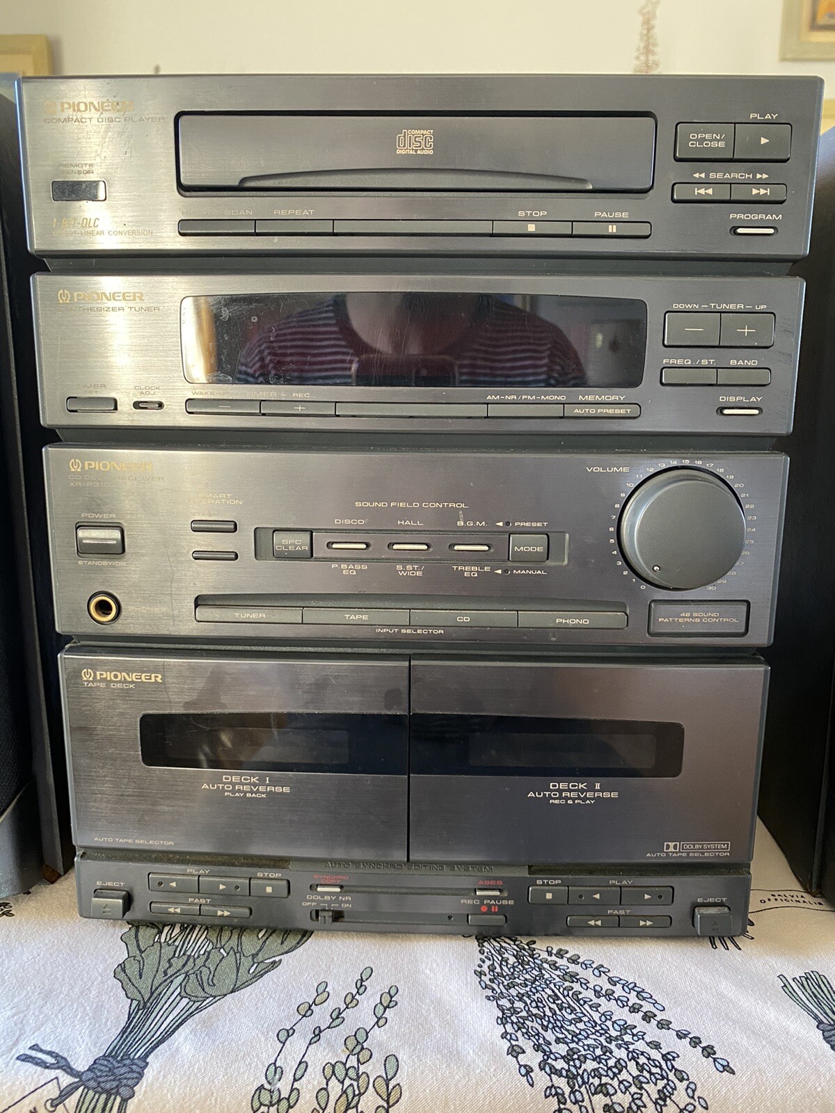Pioneer XRP310 Stereo CD Cassette Deck Receiver eBay