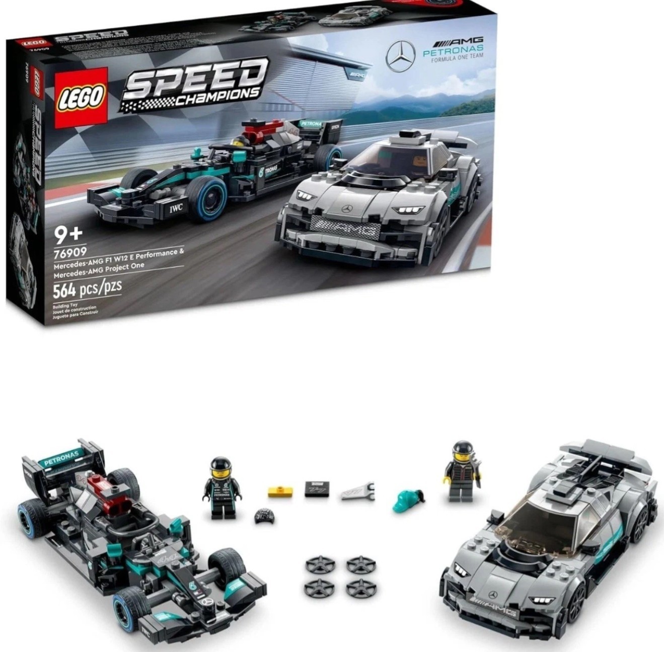 LEGO Speed Champions Mercedes-AMG F1 W12 E Performance 76909 New Sealed Box