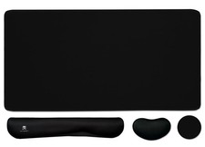 4-in-1 Large Gaming Mouse Pad, Keyboard Wrist Rest Pad Wrist Support Mousep...