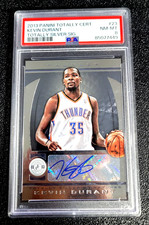 2013 PSA 8 NM/MT KEVIN DURANT AUTO TOTALLY CERTIFIED SILVER SIGNATURES G6249