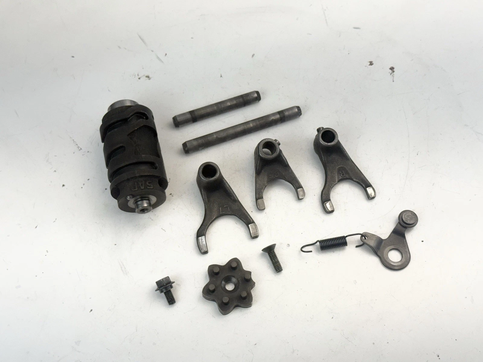 ✅ 02 - 08 Yamaha TTR125 TTR 125 Shift Drum Forks Tranny Mechanism Rods OEM 2003