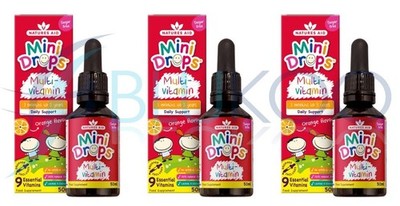 Natures Aid Multi-Vitamin Tropfen - 50ml (3er Pack)
