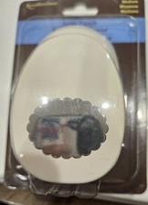 Recollections 1.25" SCALLOPED OVAL Punch - 37mm NEW