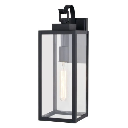 Vaxcel Lighting T0745 Clinton 18" Tall Outdoor Wall Sconce - Black - Picture 1 of 10