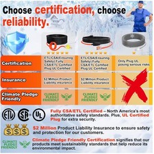 Certified Heating Cable For Pipe Freeze Prevention