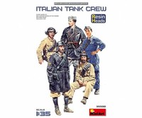 Italian Tank Crew With Resin Heads / 1:35 - Miniart