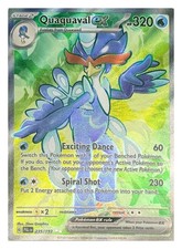 Carta Pokemon Quaquaval ex 235/193 Paldea Evolved Ultra Rara Full Art Holo NM