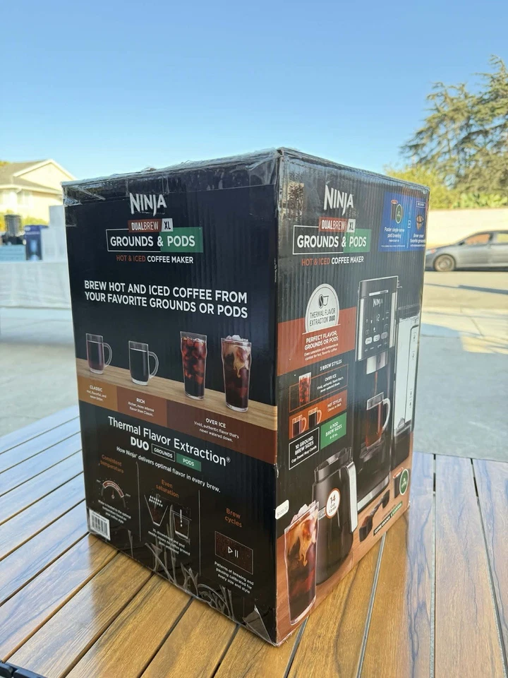 NOVO EM FOLHA - Cafeteira Ninja DualBrew Grounds & Pods – Quente e gelada - Imagem 3 de 4