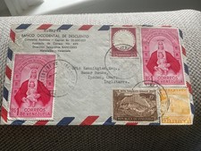 letter envelope from Venezuela to war artist Eric Kennington 1938 at Homer House
