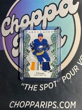 2025-26 Upper Deck Artifacts JJ Peterka Emerald Material Patch /65 #32