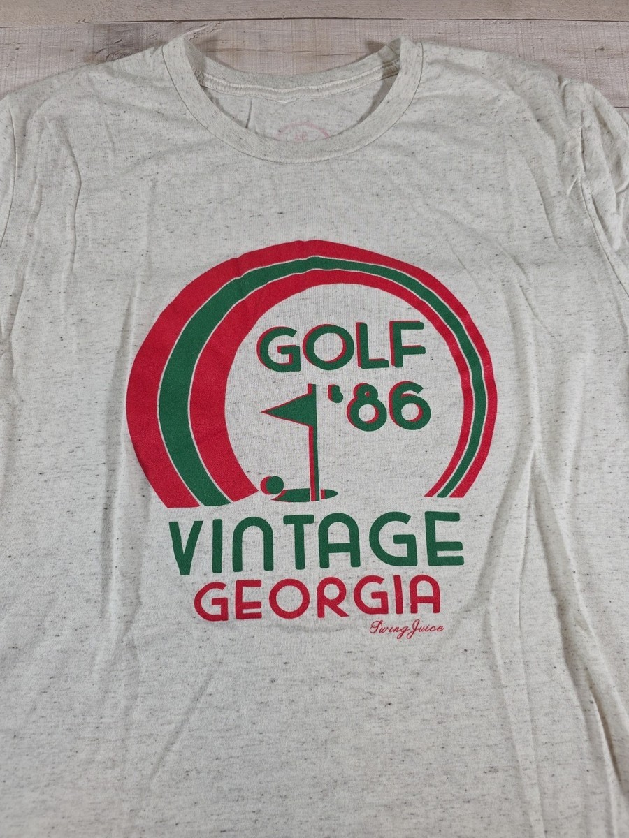 Men's XXL Swing Juice Golf T-Shirt GOLF 86' VINTAGE GEORGIA Masters/Jack/Yes Sir