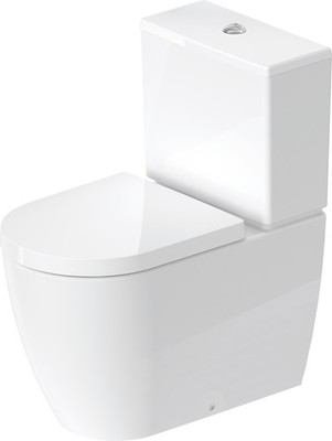 Duravit 217009 ME by Starck Floorstanding Toilet Bowl White with HygieneGlaze