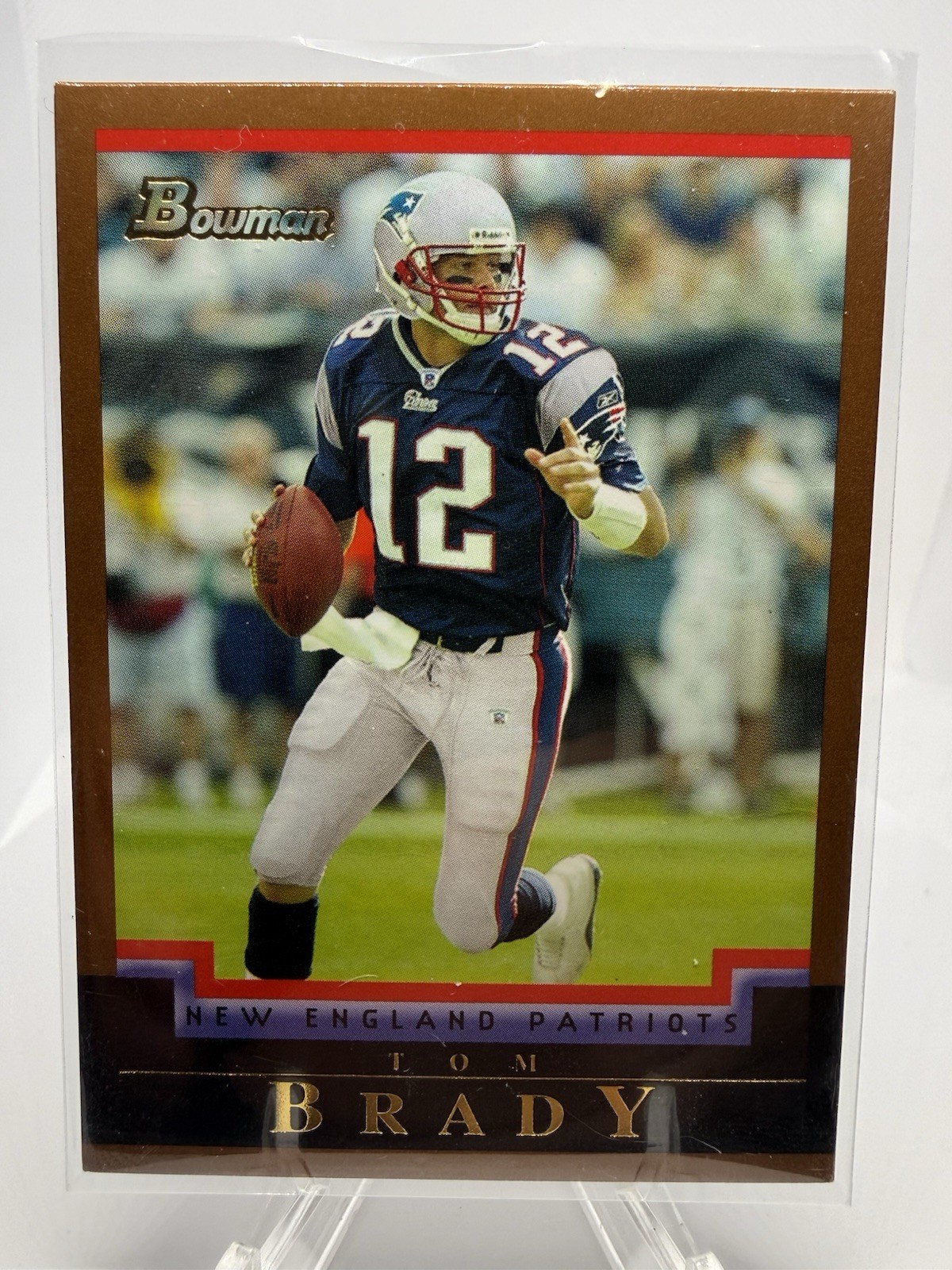 Bowman 2004 Bowman Tom Brady Gold #106 Patriots
