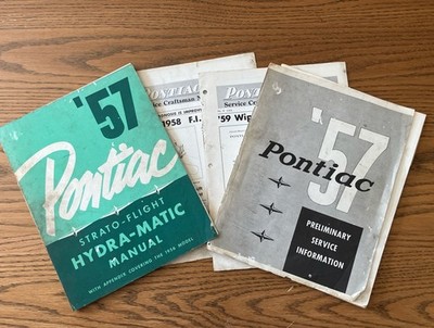 1957 Pontiac Hydramatic Manual - prelim Service Information And 2 Bulletins