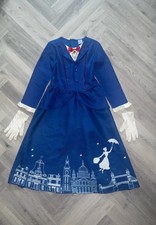 Mary Poppins Fancy Dress Costume - Size 7–8 - Disney Character Outfit
