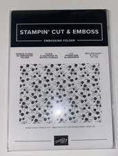 Stampin' Up ORNATE FLORAL 3D Embossing Folder 4 1/2" x 6 1/18" 152725