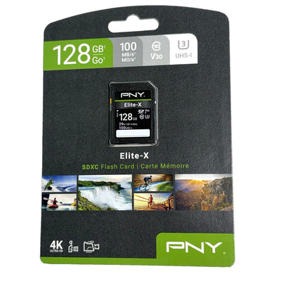 PNY Elite Performance 128GB Class 10 - SDXC Memory Card - P-SD128U3100EX-GE