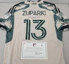 Portland Timbers DARIO ZUPARIC Signed Match Used Soccer Jersey 2024 Season CREAM