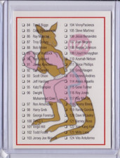 1991 KAYO BOXING CARD #24 CHECKLIST ID9