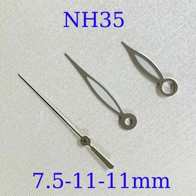 Green Luminous Watch Hands Pointer for NH35/NH36/4R36 Automatic Movement