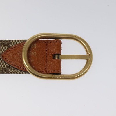 GUCCI GG Canvas Belt 35.8\