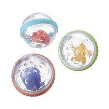 Schwimmspielzeug Nuby Bubbly Buds 3er-Pack Badespielzeug ab 6 Monaten