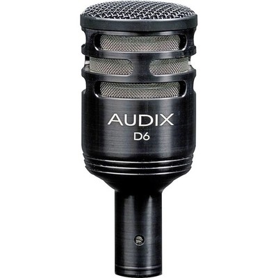 Audix D6 Sub Impulse Kick Drum Mic Black