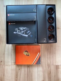LEGO Technic Porsche 911 GT3 RS Set 42056 Building Kit Orange Supercar Model
