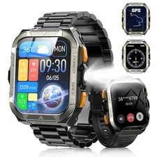 Military GPS Smartwatch (Call Receive/Dial) AI Translation ChatGpt Sport Watch