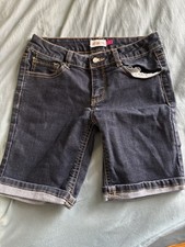 Girls Blue Denim Shorts Size 10