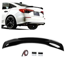 Honda Civic Spoiler for 2022-2026 11th Gen Sedan Compatible Glossy Black