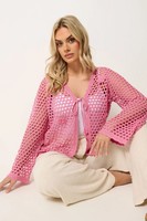 Yours Curve Plus Size Womens Floral Cardigan