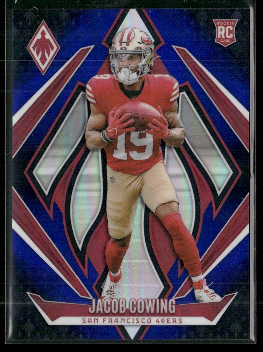2024 Panini Phoenix #186 Jacob Cowing Blue Fade #/249