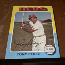 Topps 1975 Tony Perez Cincinnati Reds MLB Baseball Card #560 Base Set