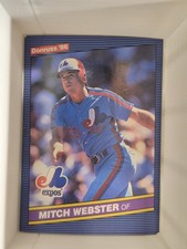 MITCH WEBSTER 1986 DONRUSS #523 FREE SHIPPING