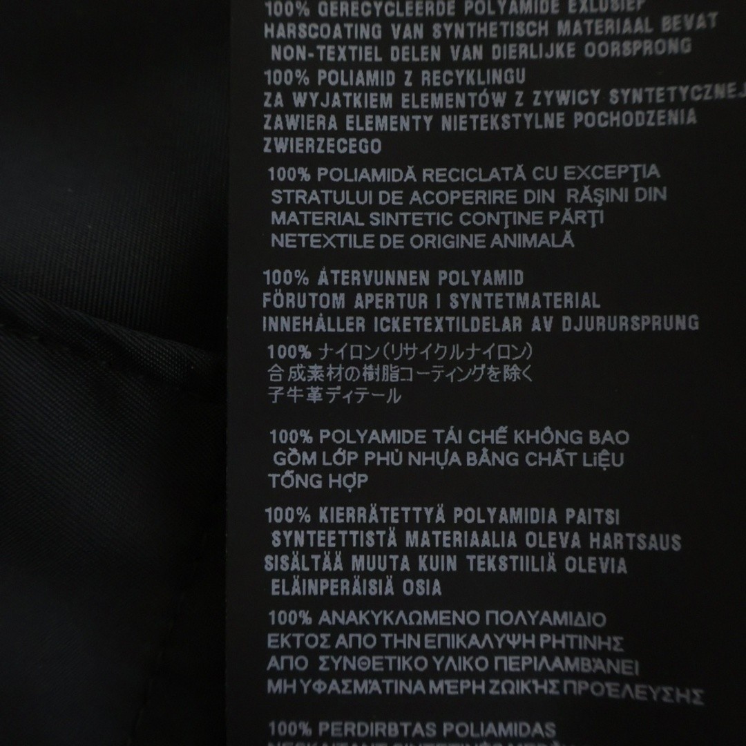 PRADA Re-nylon Triangle Logo Nylon Open Collar Short Sleeve Shirt Black Used 303 thumbnail 6