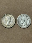 OLD SILVER COIN LOT (2) 80% Silver Canadian Dimes Lot 98
