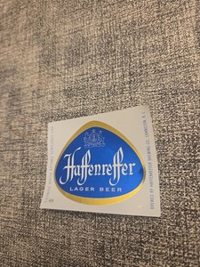 HAFFENREFFER BREWING CO BEER LABEL RI